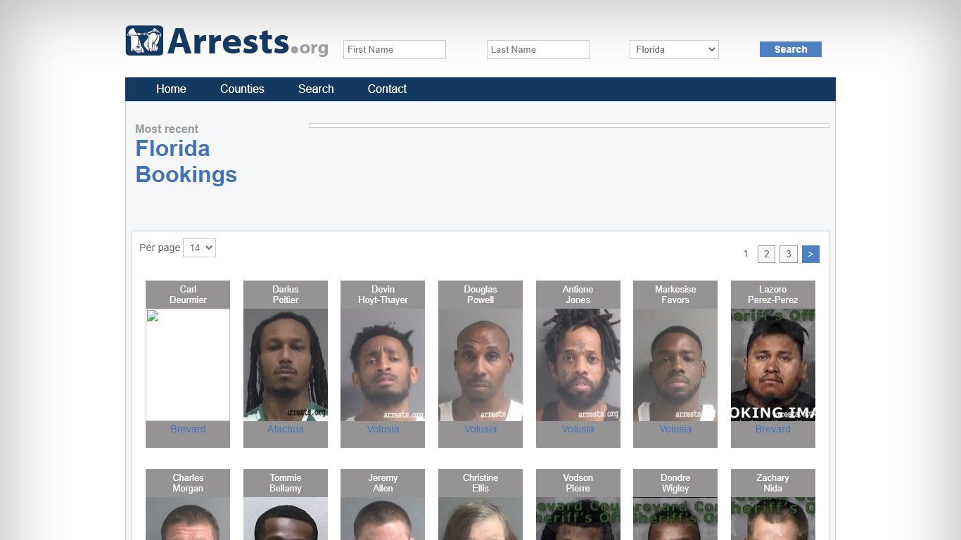 Florida Arrests and Inmate Search